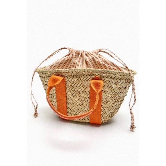 ZARA Raffia Basket Bag 6111/110 - Picture 8 of 16